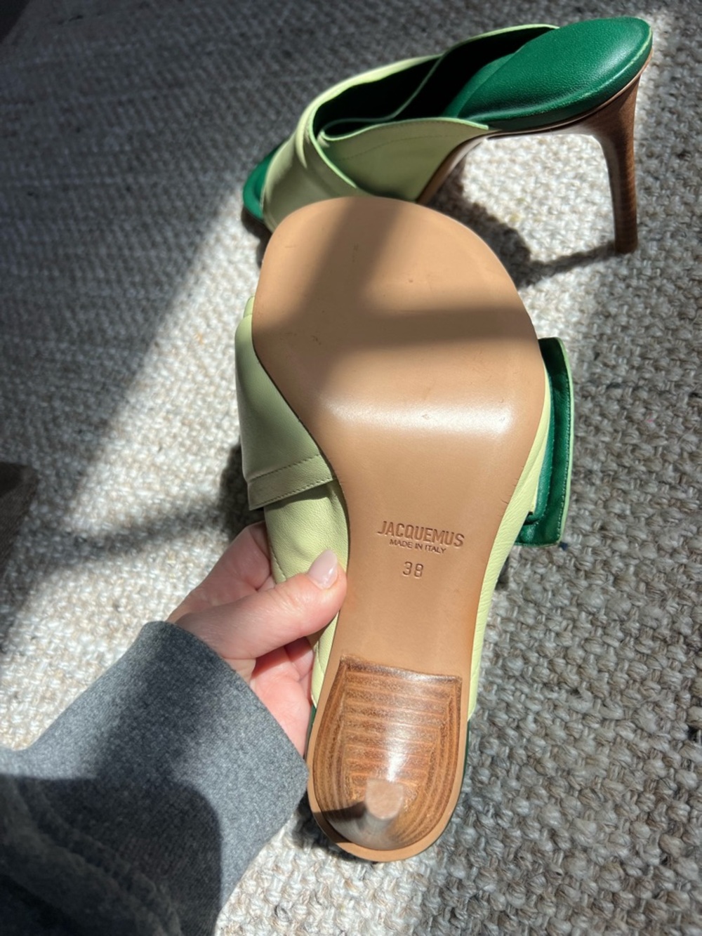 Jacquemus Aqua leather lules 38 brand new - Picture 5 of 6